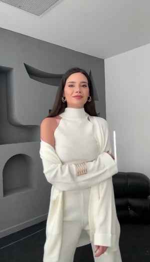 COORDINATO AGOSTINA ( PANTALONE + MAGLIA + CARDIGAN )