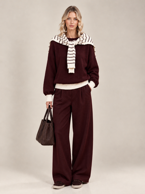 COORDINATO CHIARA(PANTALONE+MAGLIONE+COPRISPALLA)
