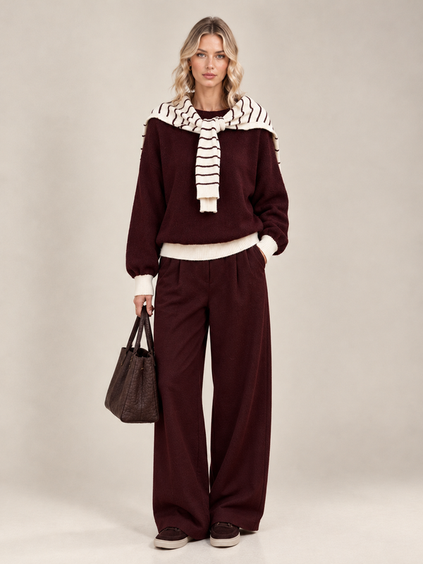 COORDINATO CHIARA(PANTALONE+MAGLIONE+COPRISPALLA)