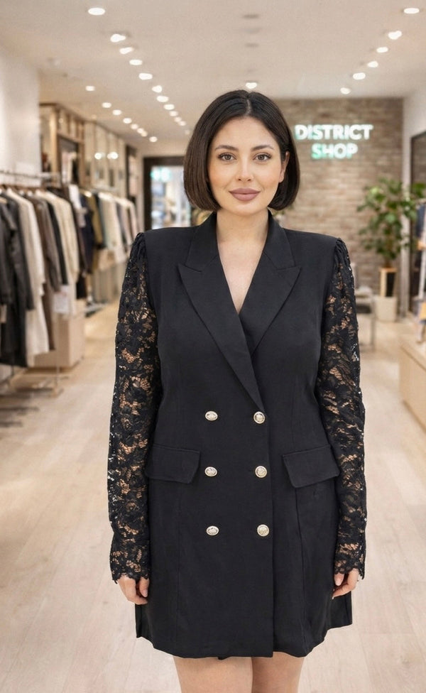 GIACCA BLAZER MERLETTO CURVY