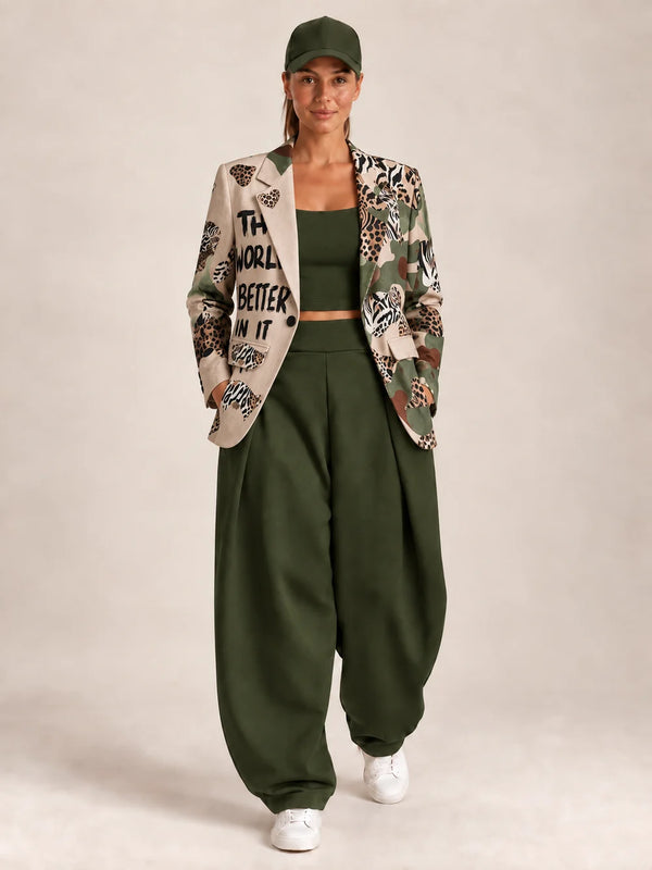 COORDINATO JOLLY SET2 (GIACCA+TOP+PANTALONE)